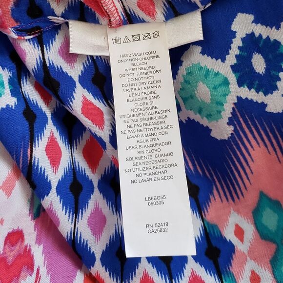 La Blanca Printed Swimsuit Beach Pool Coverup Colorful Size XS - Picture 8 of 9